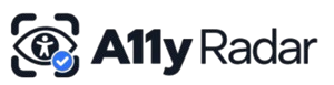 Logo oficial do A11y Radar